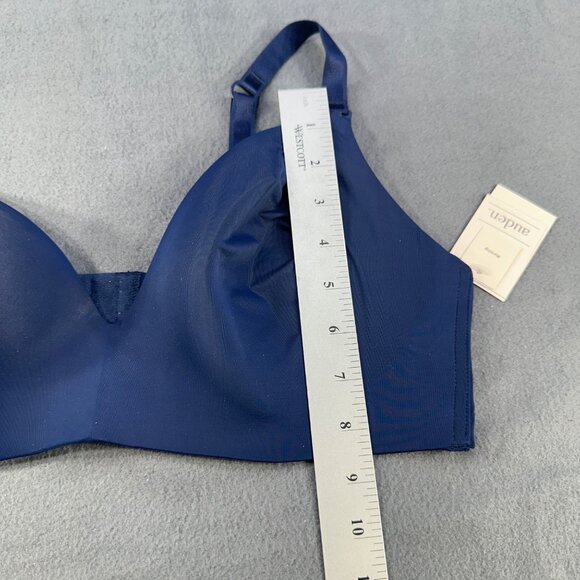 Auden Women's Sz 40D Nursing Bra Lightly Lined Wireless Two Way Straps Blue New - Picture 10 of 14